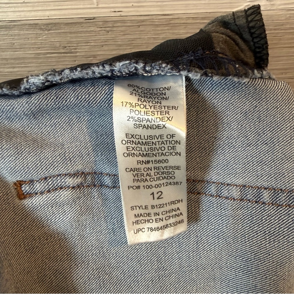 Democracy "Ab"solution High Rise Bootcut Jeans Blue Wash Size 12 - Picture 8 of 9